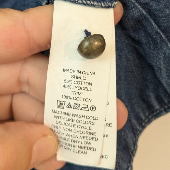 Kate Spade Tie Neck Denim Mini Dress - Picture 7 of 10